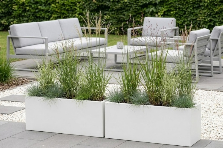 Prostokątna podłużna Donica Monumo Long Maxi